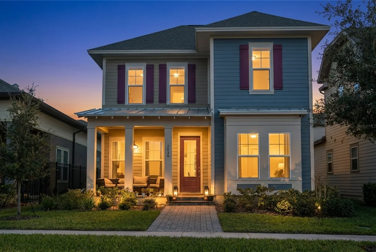 Dusk — craftsman home